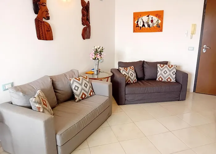 Adult Only Beachfront 2 Bedroom Apartment Santa Maria Airport Pick Up, Aircon, Unlimited Wifi Ideal For Remote Working And Long Stay